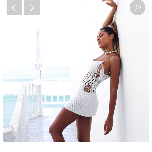 Andi Bagus White Crochet Dress 🤍 - Picture 3 of 12